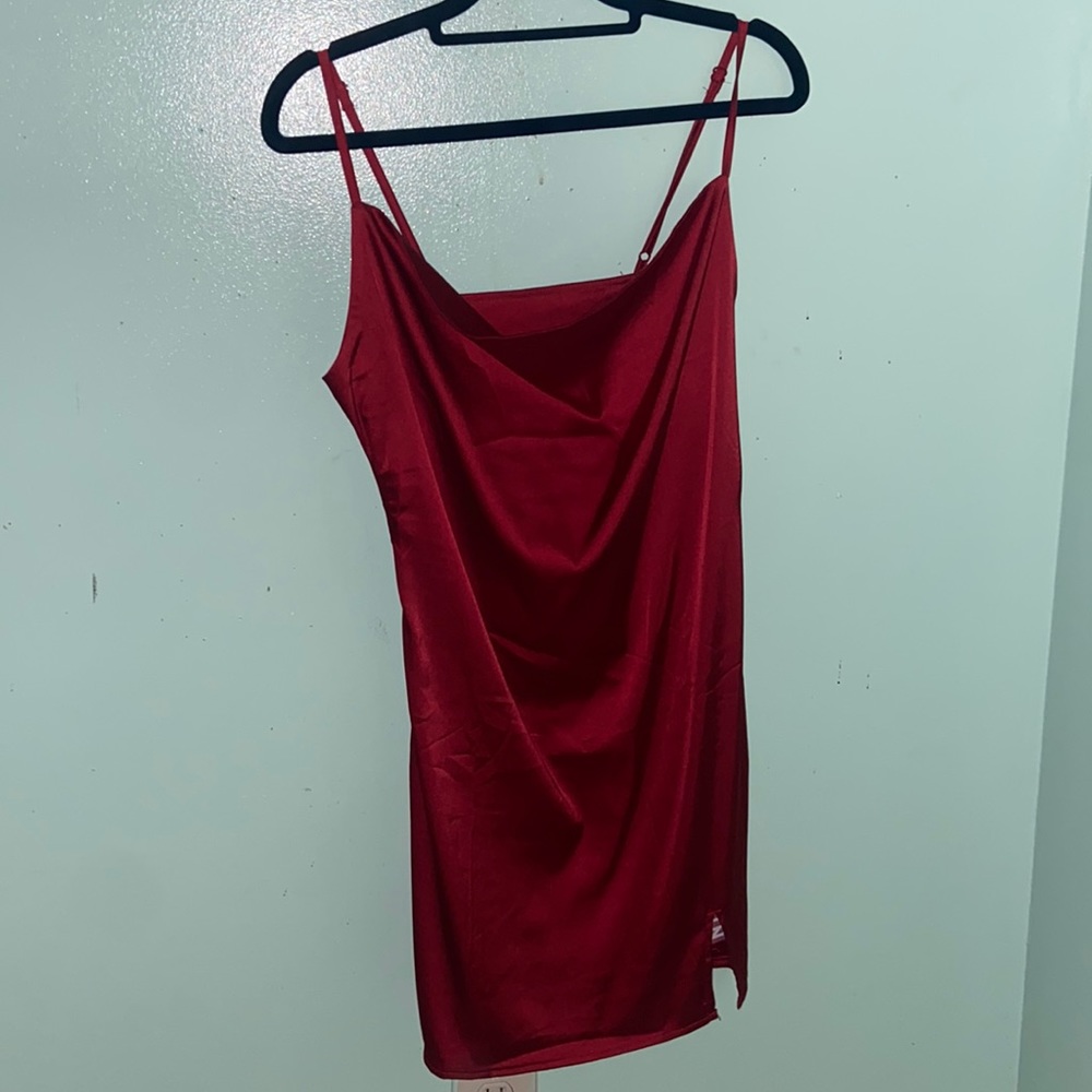 Satin Bodycon Dress